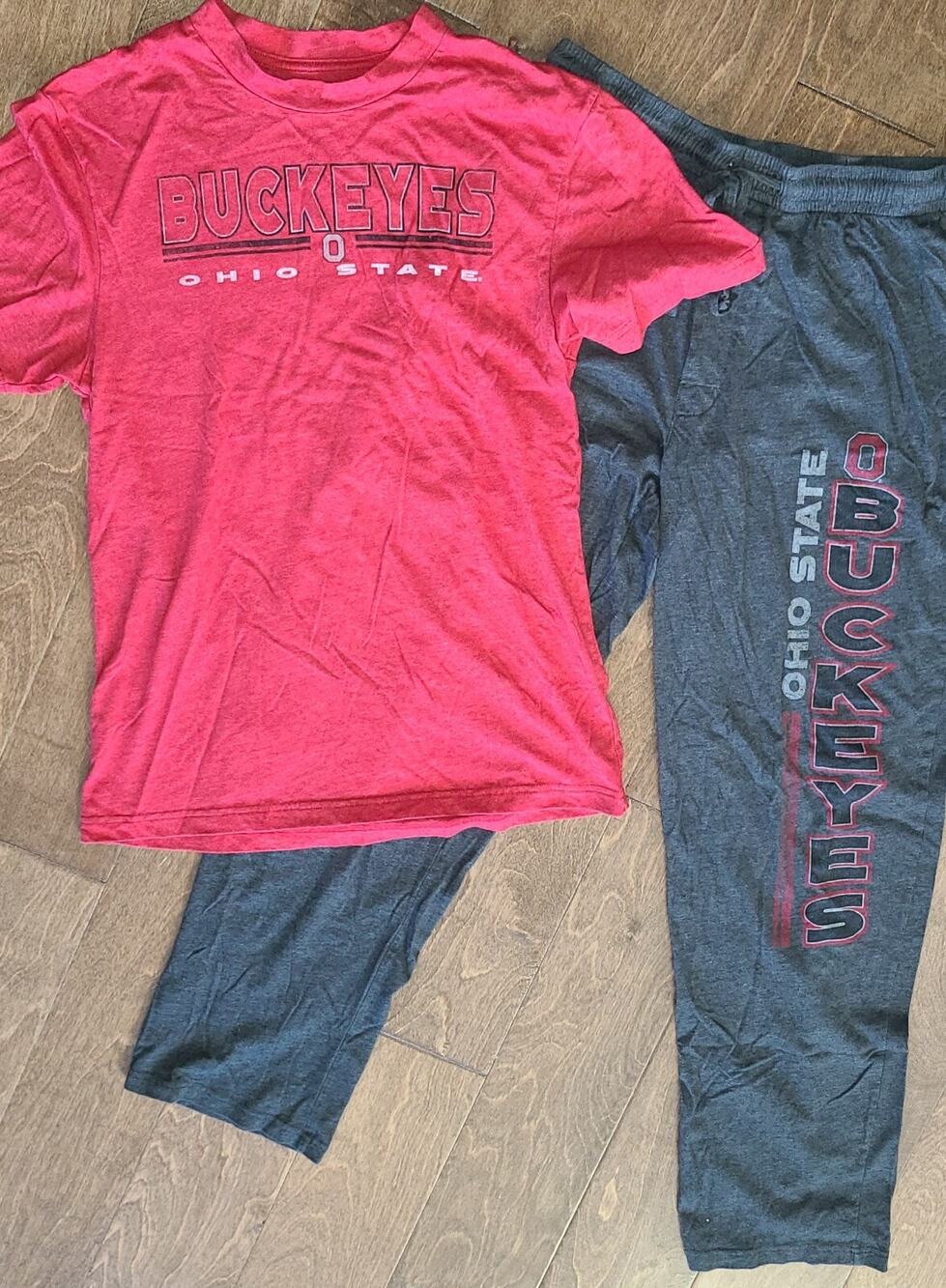Concepts Sports Sleepwear Ohio State University Buckeyes Men's Medium Pj's
